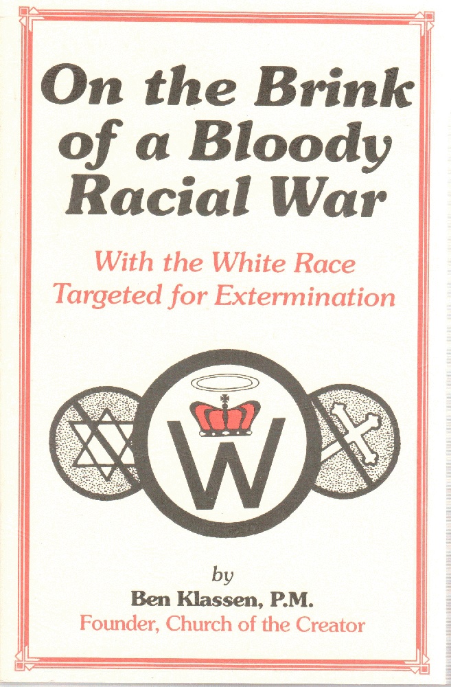 Image for On the Brink of a Bloody Racial War With the White Race Targeted for Extermination