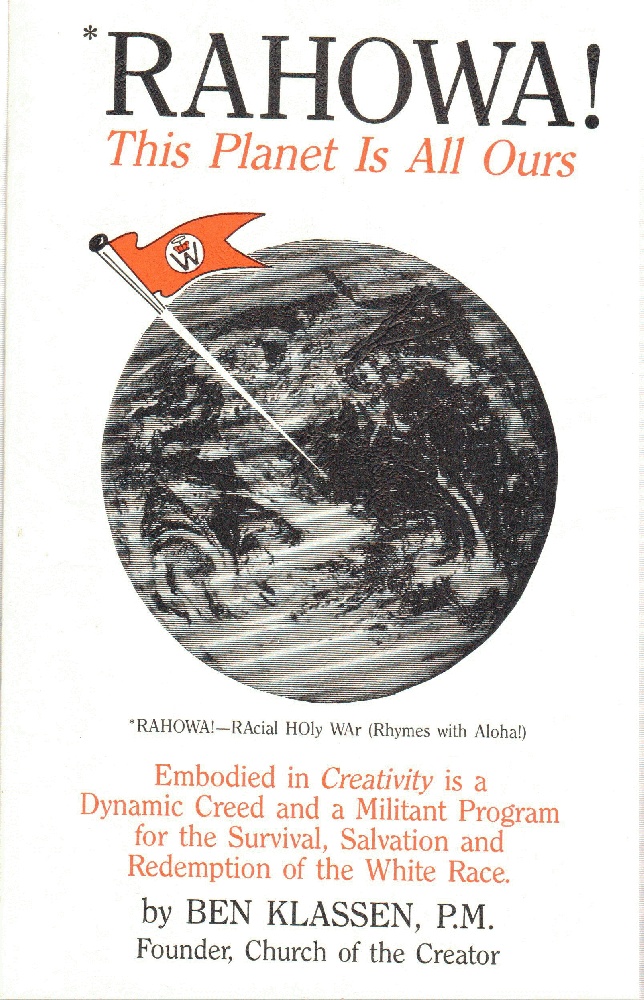 Image for Rahowa! This Planet is Ours