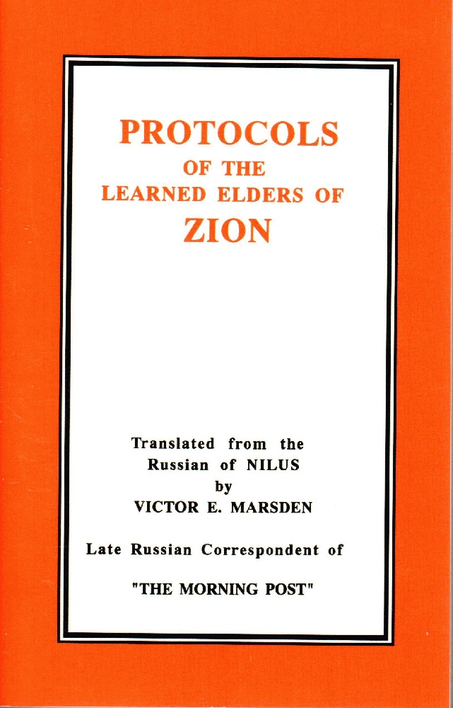 Image for The Protocols of the Learned Elders of Zion