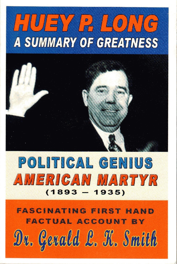 Image for Huey P. Long A Summary of Greatness