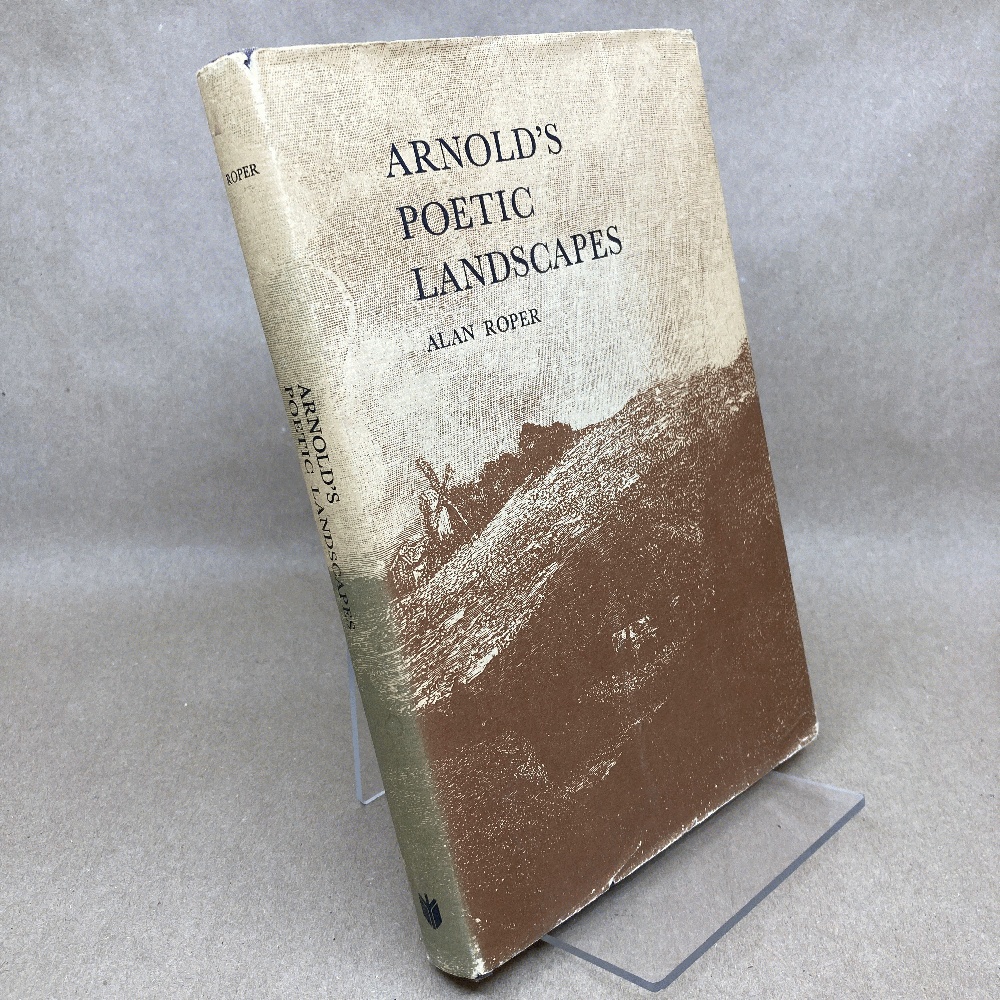 Alan Roper 1st edit/1 print Arnold's Poetic Landscapes 1969 [Hardcover] Roper, Alan [Hardcover] Roper, Alan