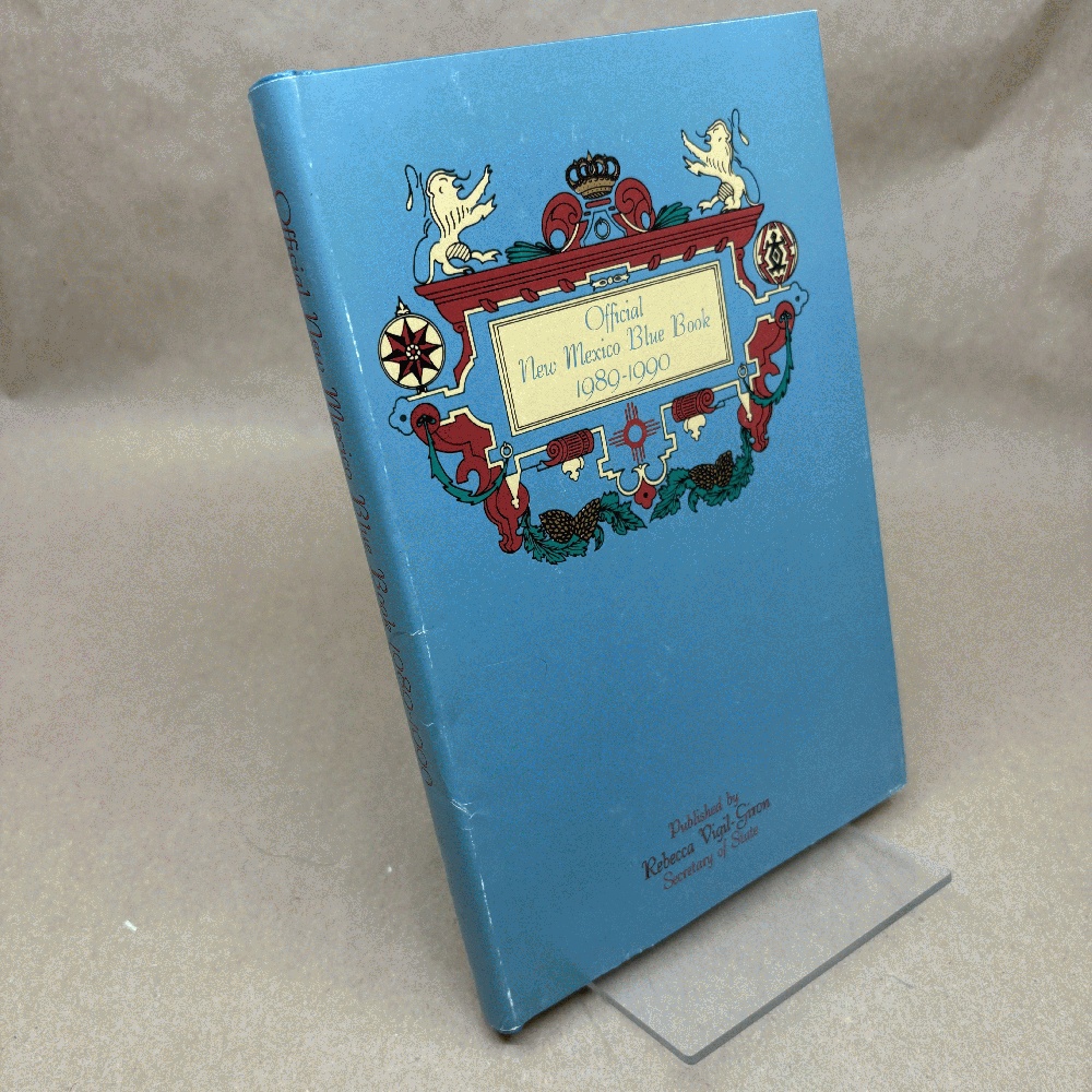 Image for Official New Mexico Blue Book 1989-1990 Official New Mexico Blue Book 1989-1990
