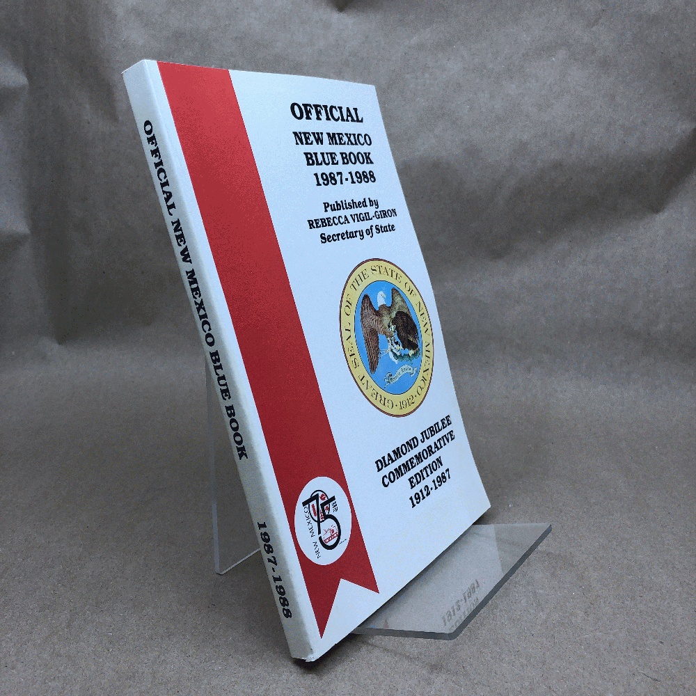 Official New Mexico Blue Book, 1987-1988, Diamond