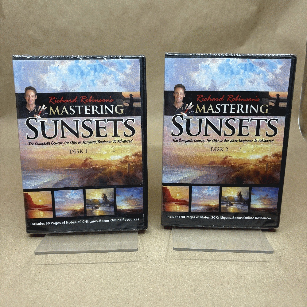 Richard Robinson's Mastering Sunsets: Disks 1 & 2 (DVD Set, NEW)