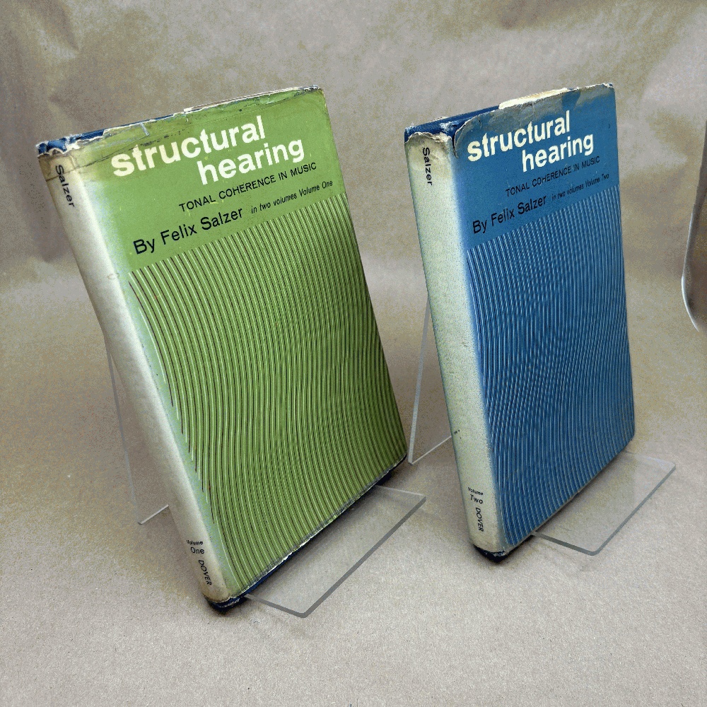 Structural Hearing, Tonal Coherence in Music; 2 Vols.