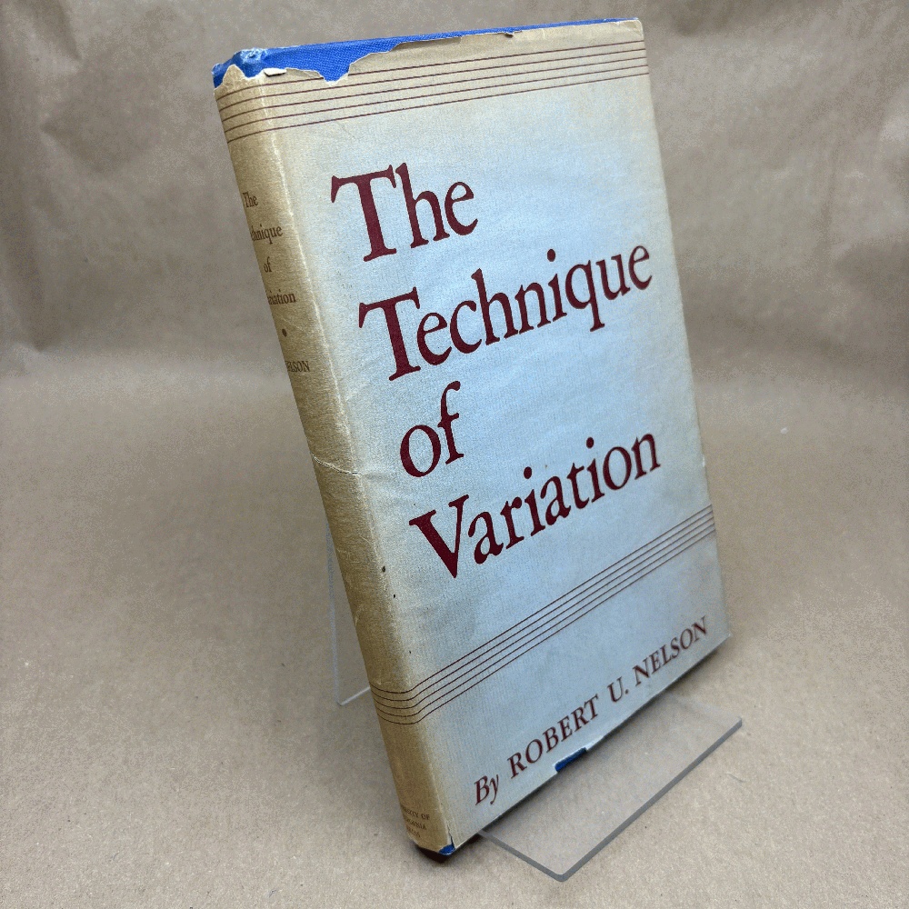 The technique of variation: A study of the instrumental variation from Antonio de Cabezon to Max Reger