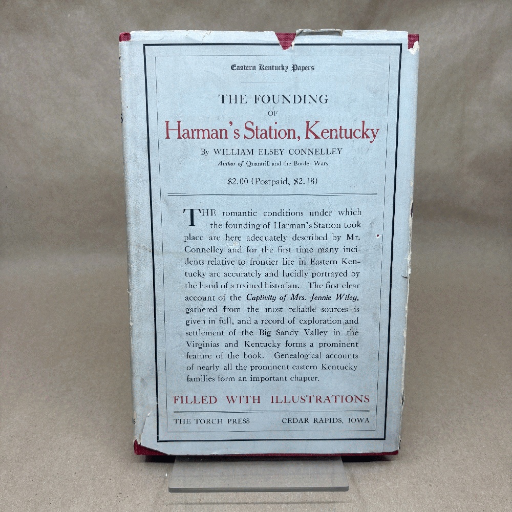 The Founding Of Harman's Station: With An Account Of The Indian Captivity Of Mrs. Jennie Wiley And The Exploration And Settlement Of The Big Sandy Valley In The Virginias And Kentucky