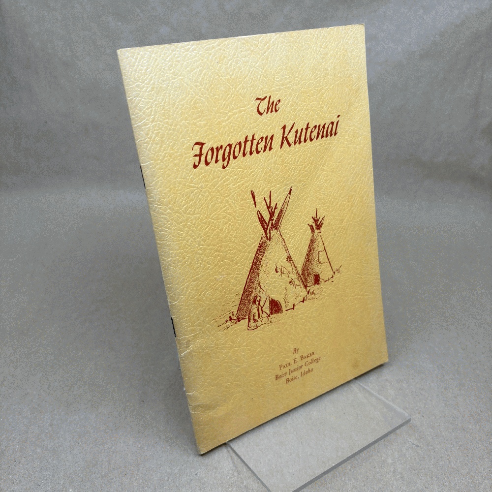 The forgotten Kutenai; a study of the Kutenai Indians, Bonners Ferry, Idaho, Creston, British Columbia, Canada, and other areas in British Columbia where the Kutenai are located. 1955 [Leather Bound]
