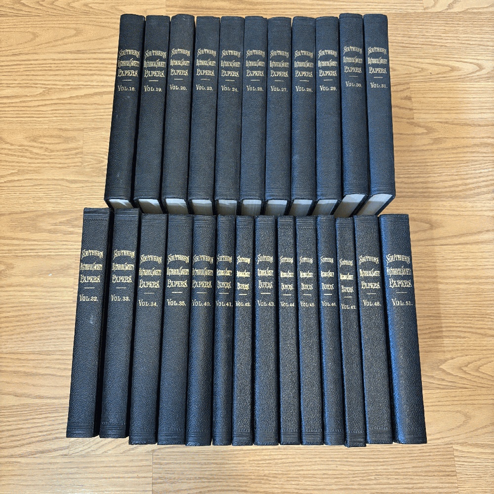 Southern Historical Society Papers (25 Volume, Hardcover Set/Lot, Kraus Reprint)