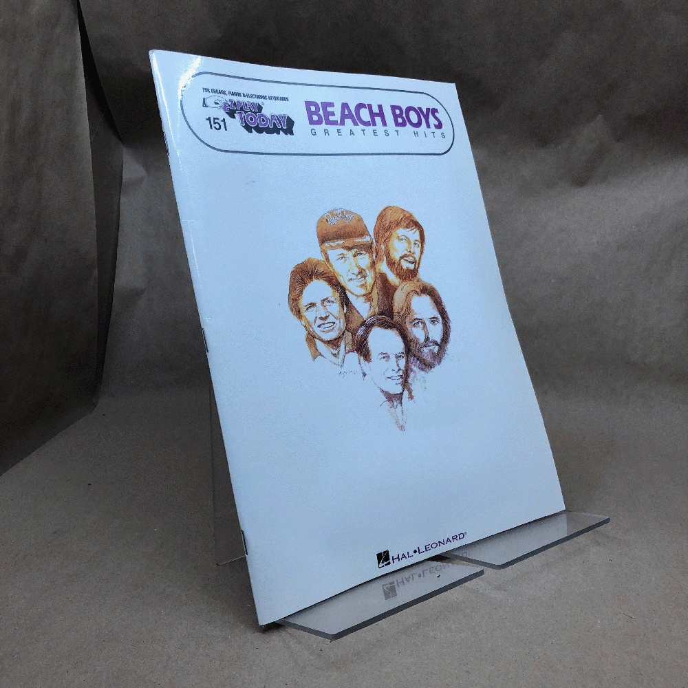 Beach Boys - Greatest Hits: E-Z Play Today Volume 151 Easy Piano Songbook with Lyrics and Chords Keyboard Sheet Music Collection of 21 Classic Surf Rock and Pop Songs for Practice
