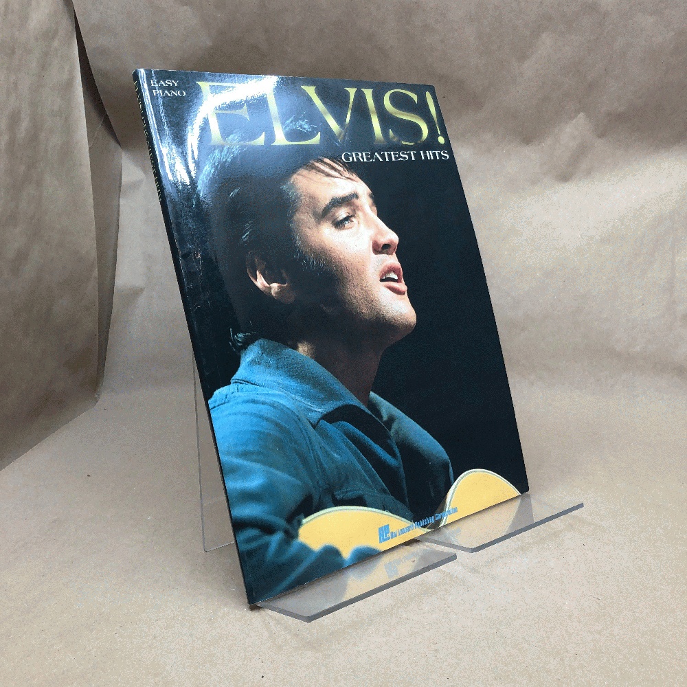 Elvis! - Greatest Hits for Easy Piano Songbook for Piano and Keyboard Easy to Medium Sheet Music with Lyrics and Chord Names 25 Plus Classic Rock and Rockabilly Songs Collection Edition