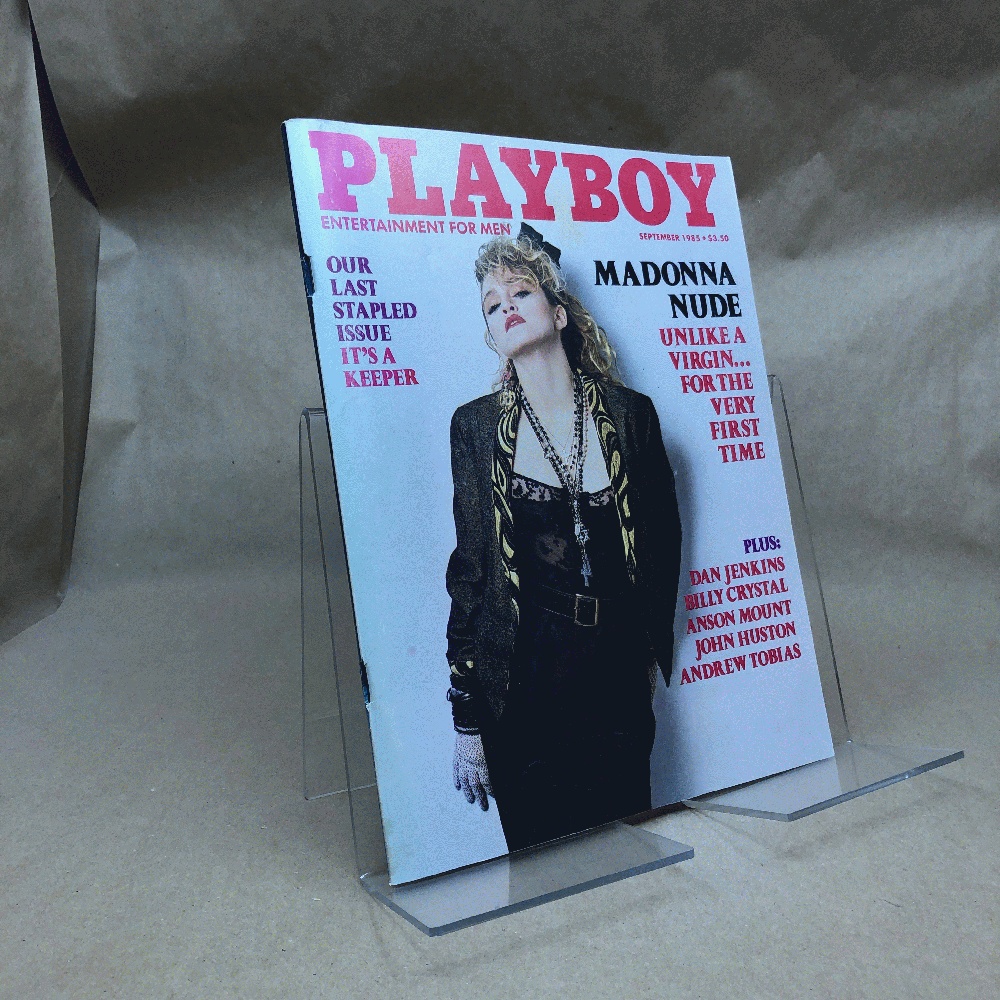 PLAYBOY ENTERTAINMENT FOR MEN SEPTERMBER 1985 MADONNA NUDE PLUS; DAN JENKINS, B