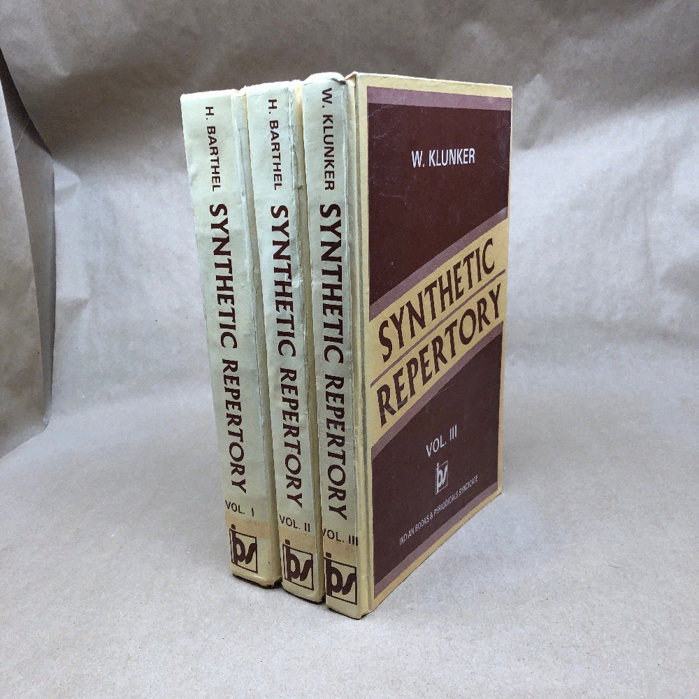 Synthetic Repertory: Psychic and General Symptoms of the Homoeopathic Materia Medica (3 Vol Set, 2nd Edition)