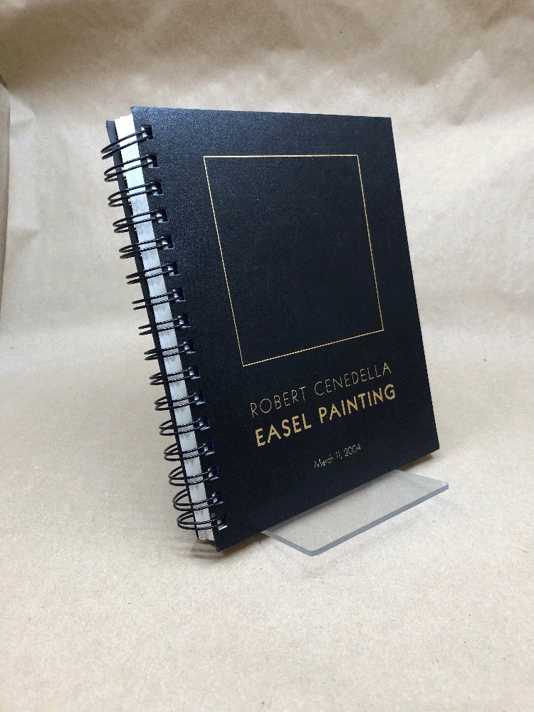 Easel Painting. March 11, 2004. 2004. Wire spiral bound vinyl.