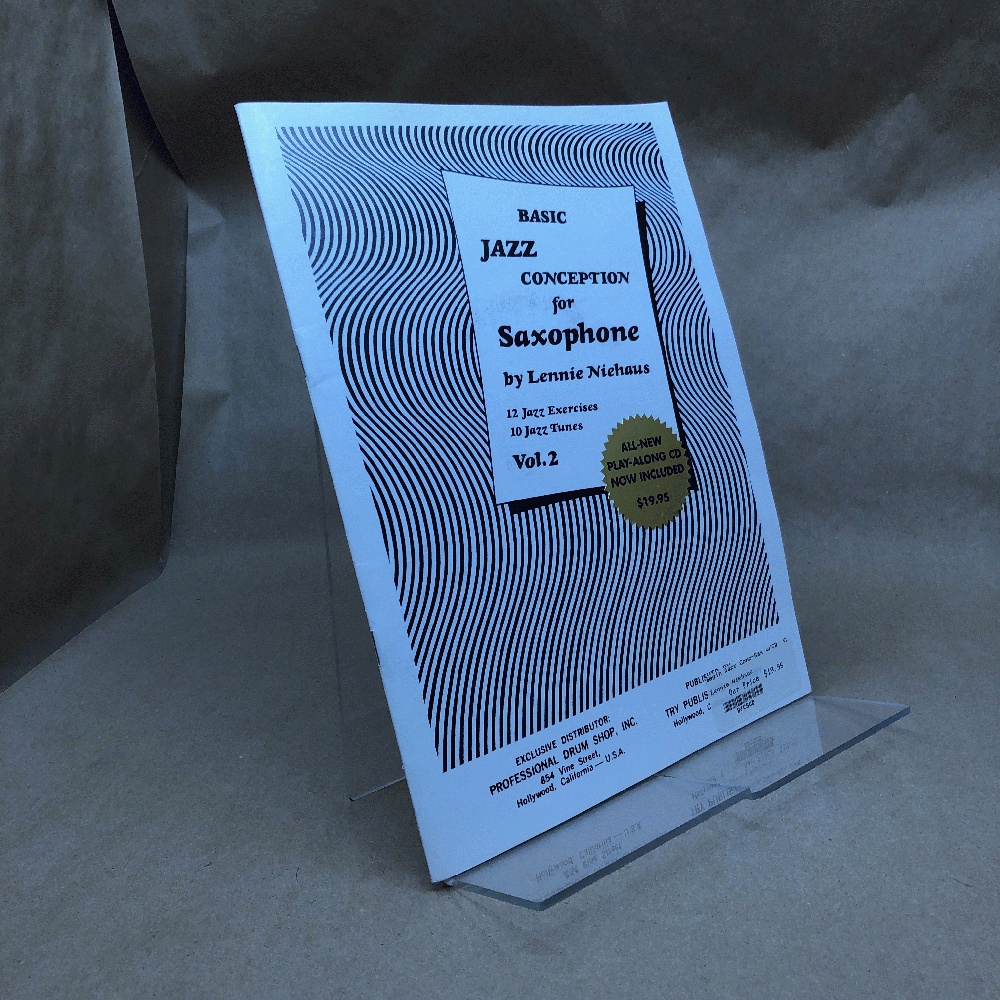 TRY1058 - Basic Jazz Conception for Saxophone Volume 2 - Book/CD