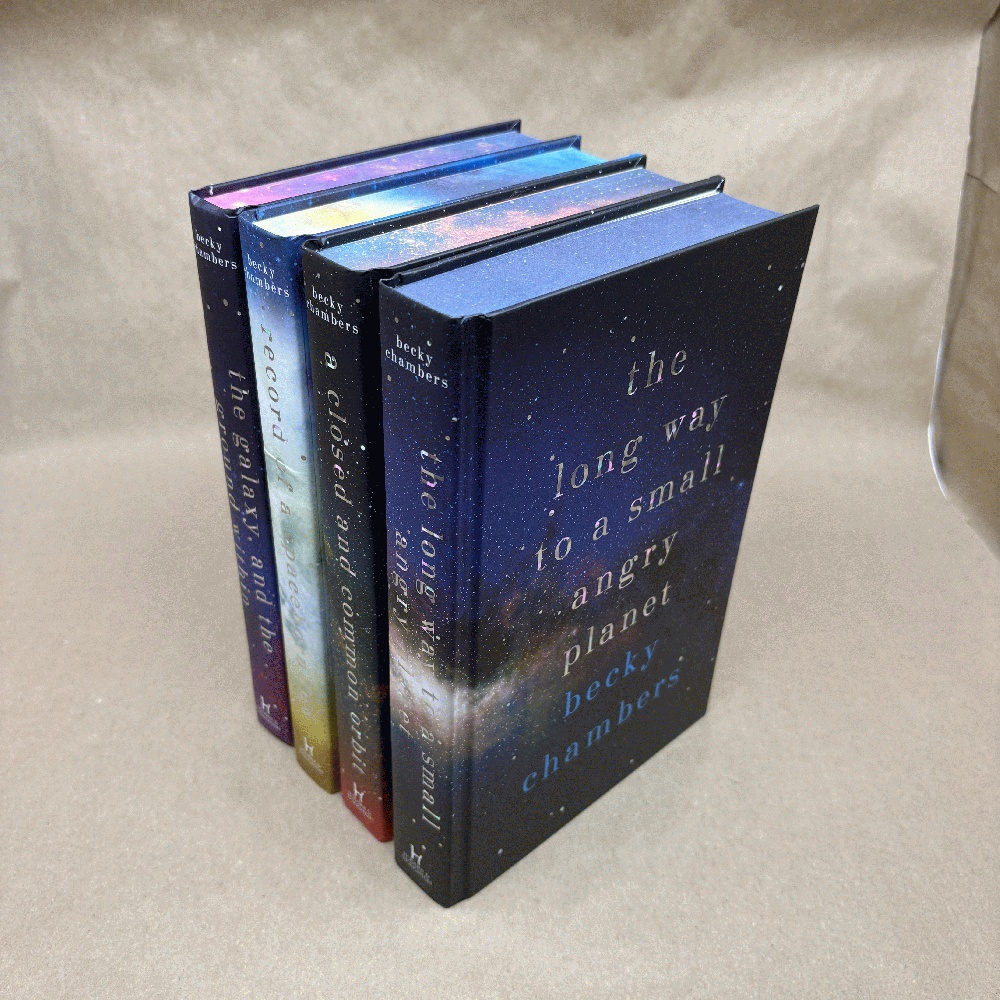 Wayfarers Series: Vols 1-4 (The Long Way to a Small, Angry Planet; A Closed and Common Orbit; Record of a Spaceborn Few; The Galaxy, and the Ground Within