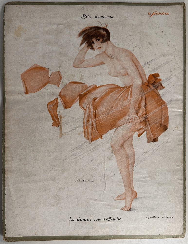 Autumn Breeze, The Last Rose Sheds its Petals by Leo Fontan