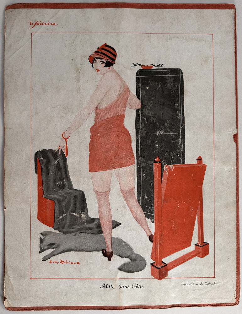 Image for Mlle Sans-Gene, Art Deco French Pinup Art by Sacha Zaliouk Mlle Sans-Gene, Art Deco French Pinup Art by Sacha Zaliouk