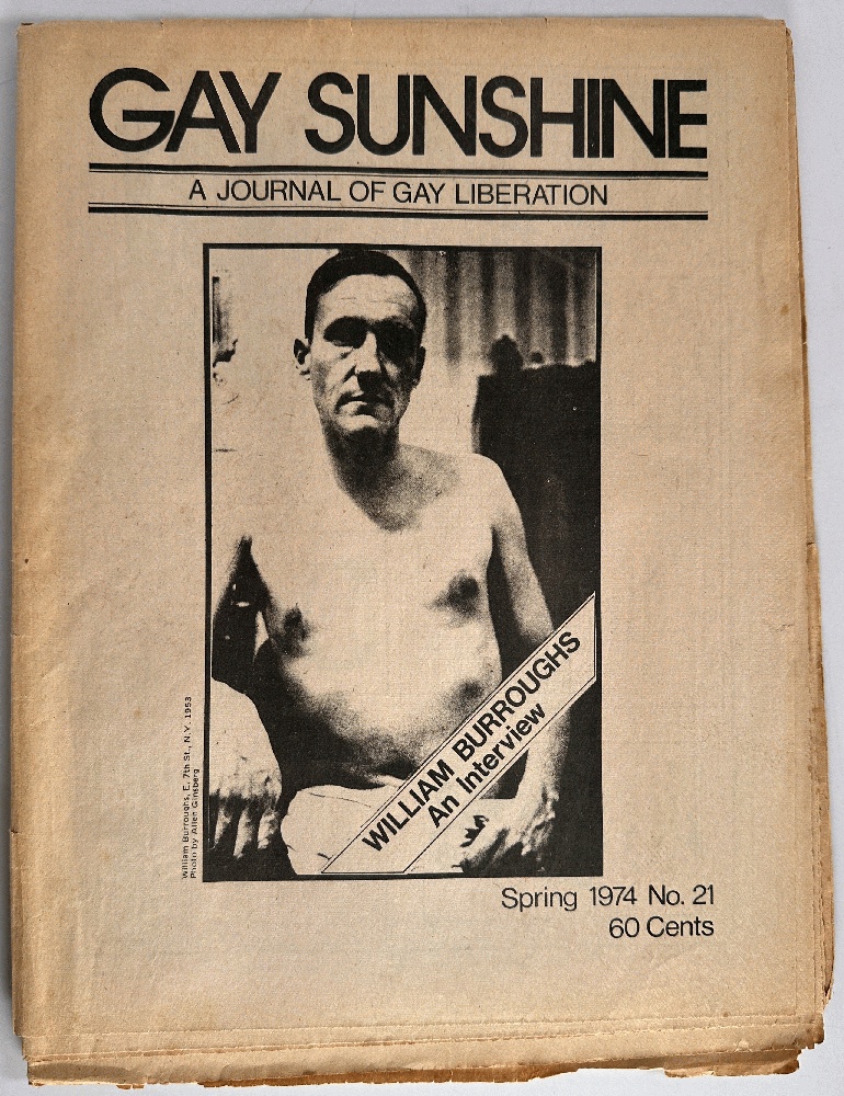Image for Gay Sunshine, A Journal of Gay Liberation Spring 1974, No 21 Featuring William S. Burroughs Gay Sunshine, A Journal of Gay Liberation Spring 1974, No 21 Featuring William S. Burroughs