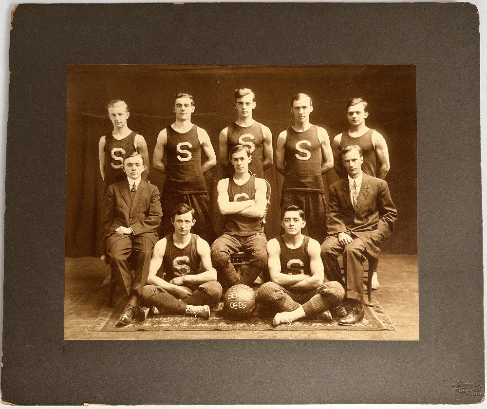 Seneca Pennsylvania 1908-09 Basketball Team Photo