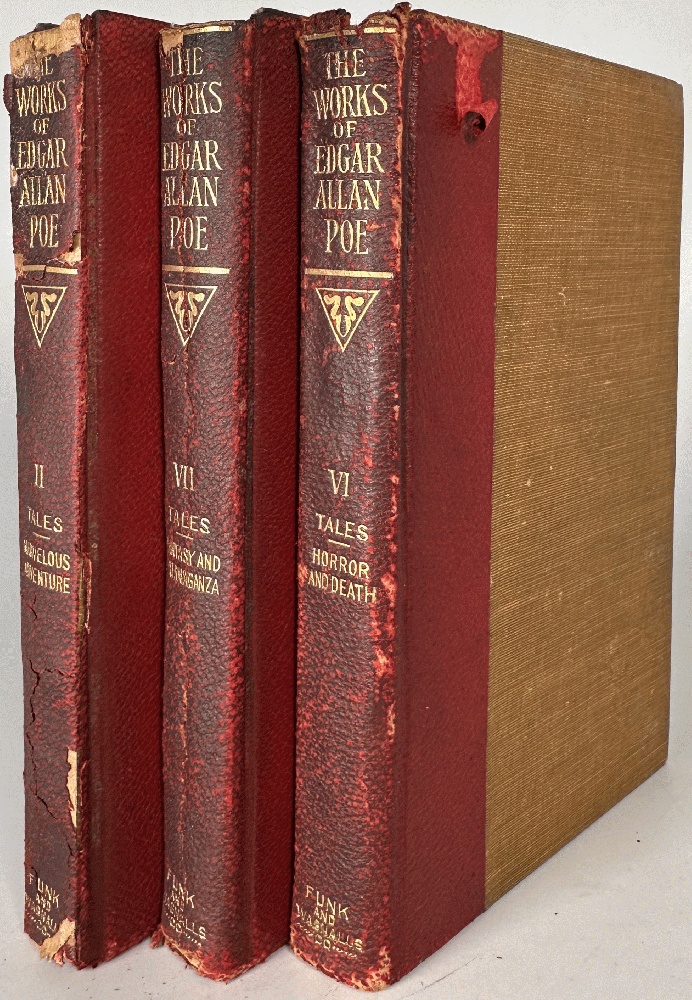 The Works of Edgar Allan Poe, Three Volumes of Tales, II, VI & VII