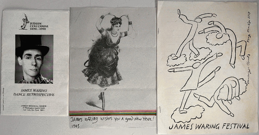 Image for James Waring Dancer/Choreographer Ephemera James Waring Dancer/Choreographer Ephemera