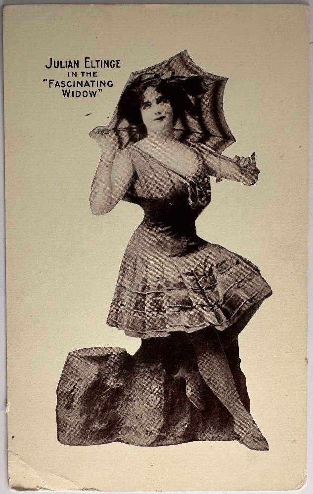 Image for Julian Eltinge in The Fascinating Widow 1912 Julian Eltinge in The Fascinating Widow 1912