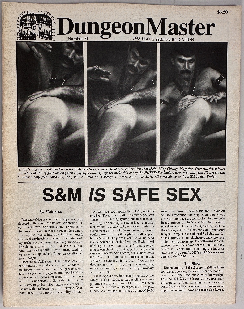 DungeonMaster, The Male S&M Publication Number 31 May 1986