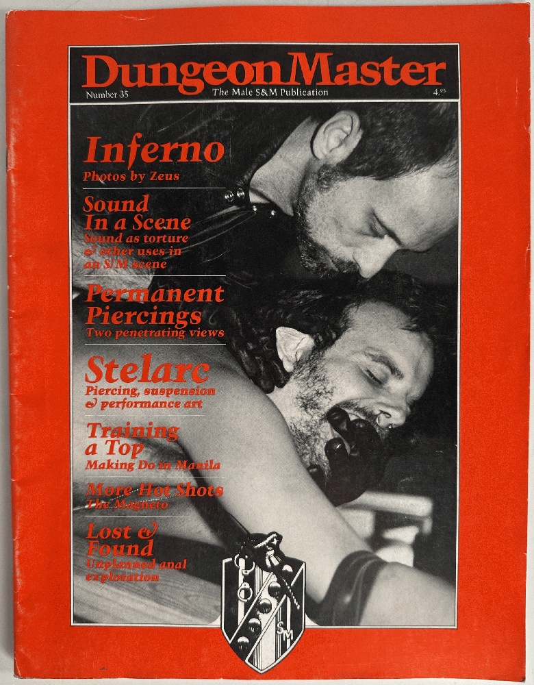 DungeonMaster, The Male S&M Publication Number 35 June 1988
