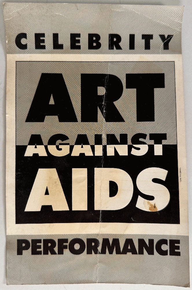 Celebrity Art Against AIDS Performance Card