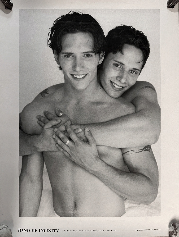 Band of Infinity Gay Wedding Rings Poster, Shot by Ian Fuller