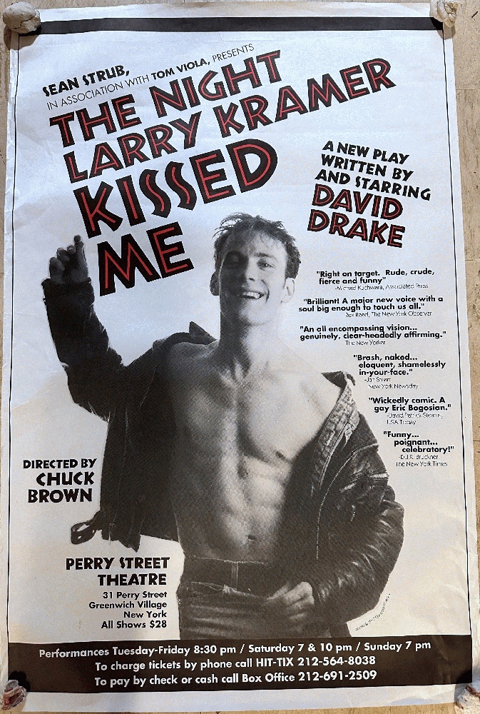 The Night Larry Kissed Me Play Poster