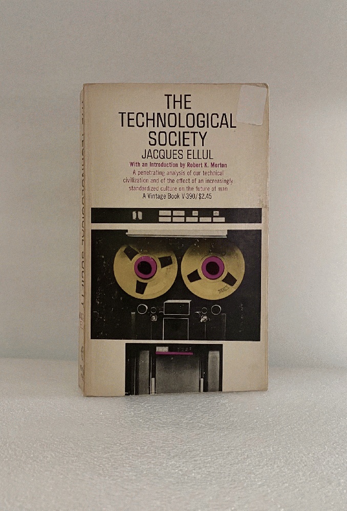 Image for The Technological Society by Jacques Ellul (1967) Mass Market Paperback