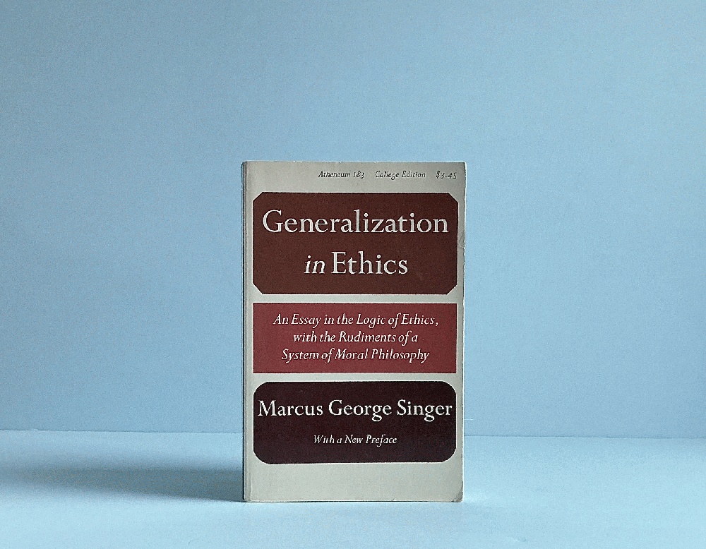 Generalization in Ethics