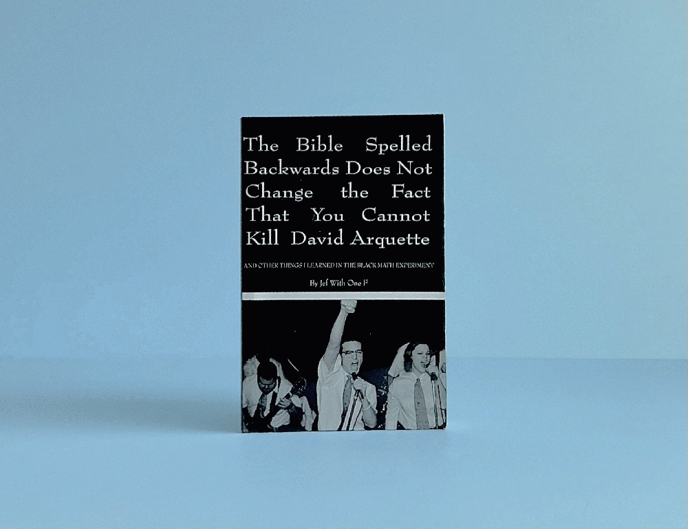 The Bible Spelled Backwards Does Not Change the Fact that You Cannot Kill David Arquette and Other Things I Learned in the Black Math Experiment