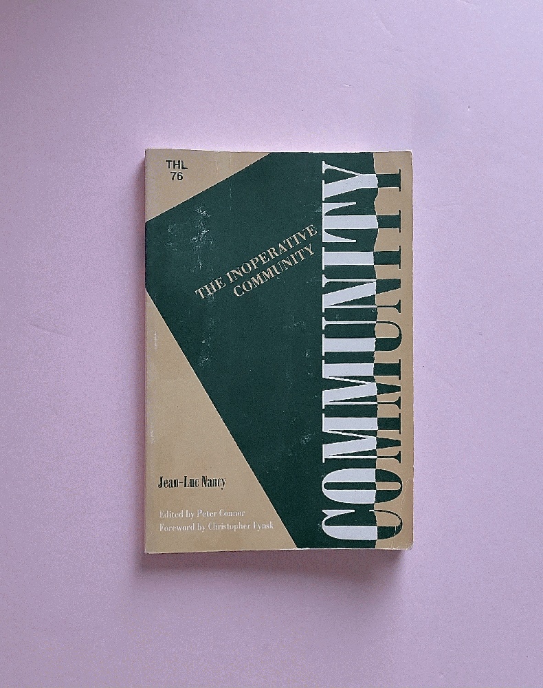 Inoperative Community (Volume 76) (Theory and History of Literature)