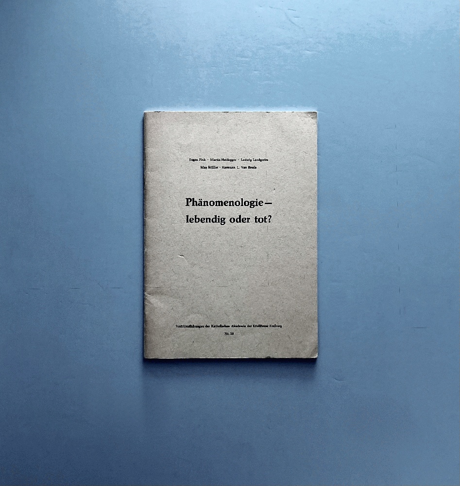 Phnomenologie lebendig oder tot