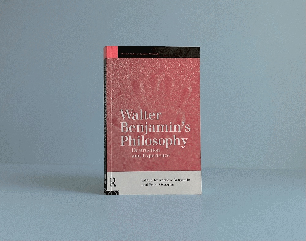 Walter Benjamin's Philosophy: Destruction and Experience (Warwick Studies in European Philosophy)