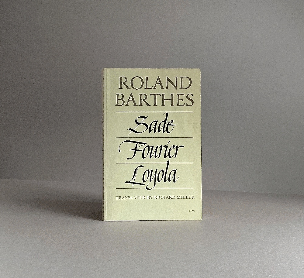 Image for Sade/ Fourier/ Loyola Sade/ Fourier/ Loyola